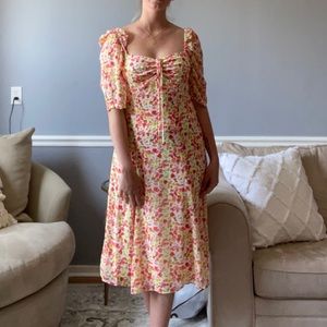 Floral Midi Summer Dress